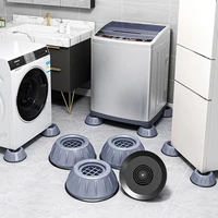 4pc universal anti vibration feet pads washing machine rubber mat pad dryer refrigerator base fixed non slip pad support prevent