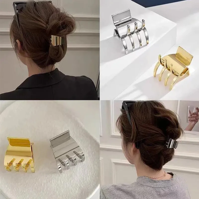 

New Simple Metal Hair Claw Clips Hair Clips Womens Girls Fashion Crab Clamp Kids Hairpin Hair Styling Hair Accessories Gift