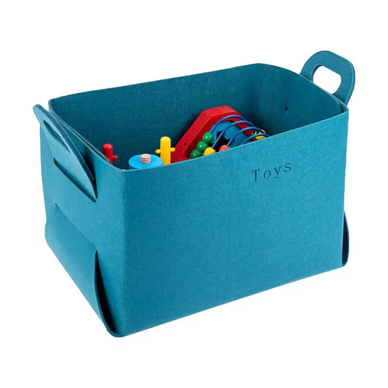 

Felt Storage Baskets Home Bathroom Laundry Bucket Office Sundries Box Toy Storage Box Storage Kids Toy Chest Box For Organizing