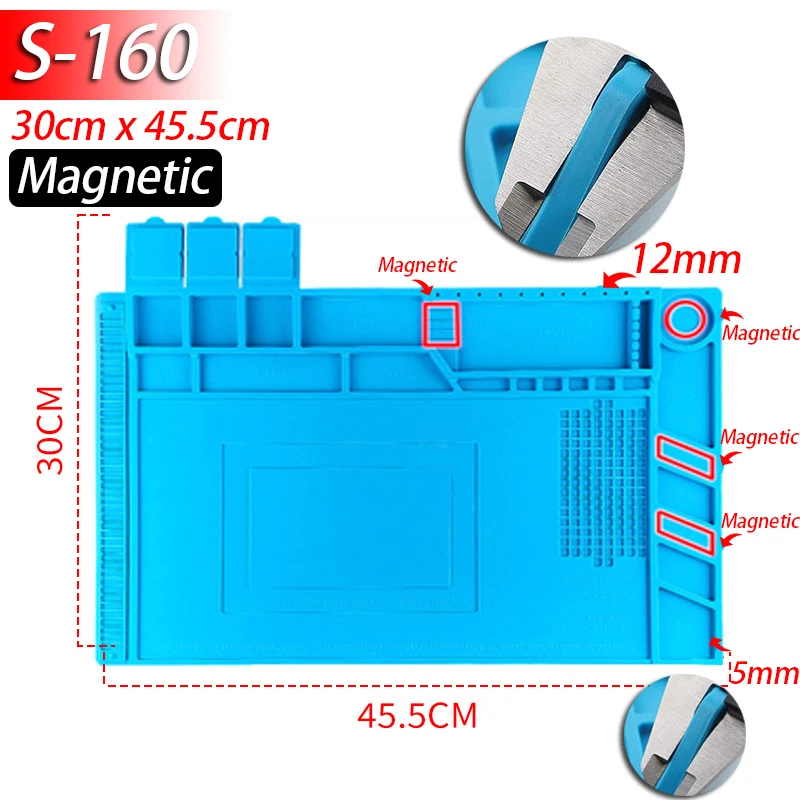 

Термостойкий силиконовый коврик OLOEY для пайки