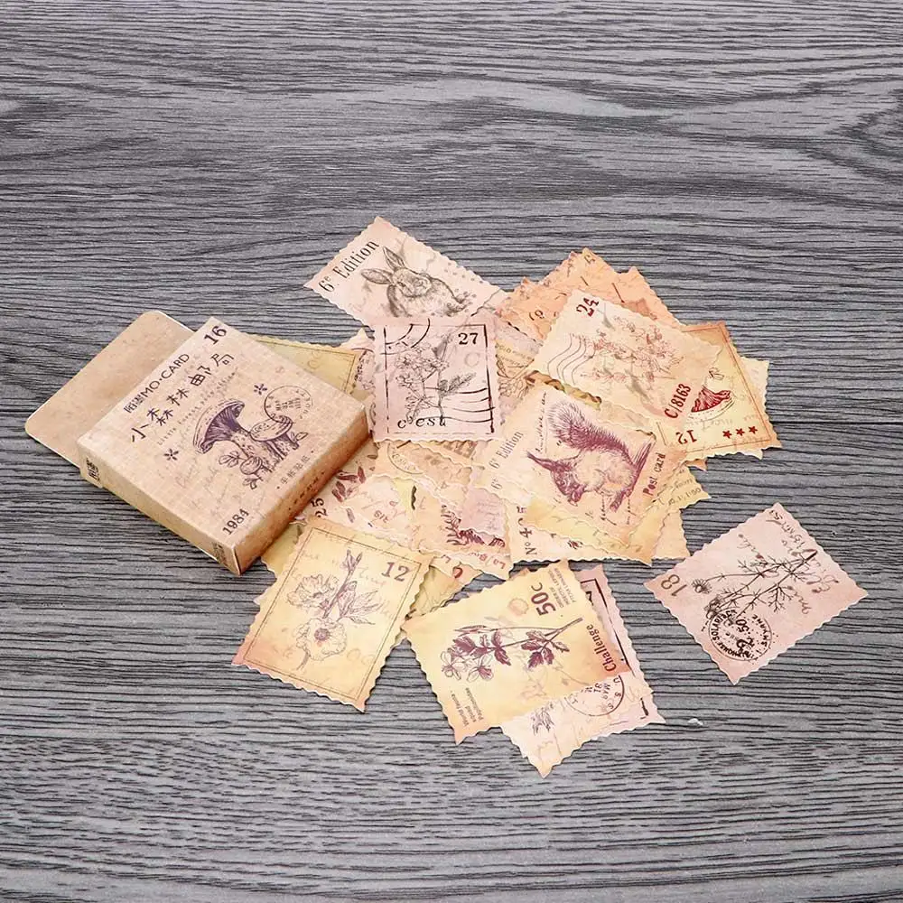 46 шт./кор. Kawaii Little Forest Post Office мини-бумажная наклейка украшение Diy Ablum дневник