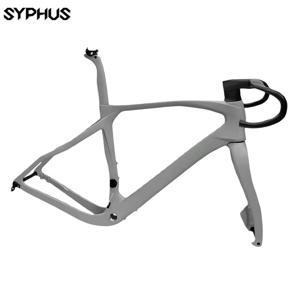 Фото Карбоновый гравийный велосипед Syphus T1100, 700C, дисковый тормоз, гравийный шоссейный велосипед, рама, дорожный велосипед, гравийная рама, гравийный шоссейный велосипед №4