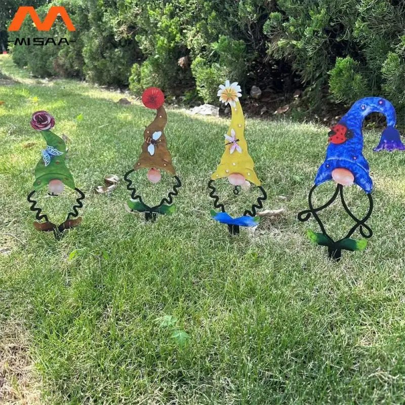 

Garden Decoration Pastoral Bright Colors Durable Unique Design Easy To Insert Outdoor Decorations 4 Colors 3d Insect Butterfly
