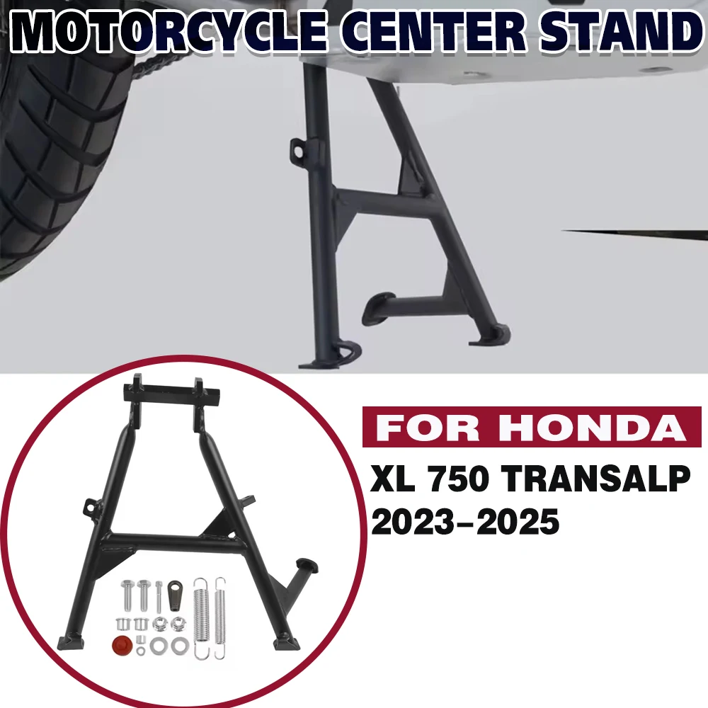 Фото Центральная подставка для мотоцикла для Honda Transalp XL 750 XL750 2022-2025 2024, центральная подставка для ног, стойка для парковки, аксессуары №1