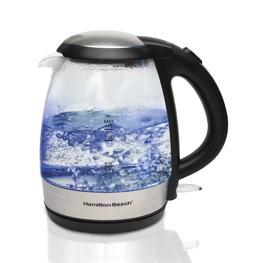 

Compact Glass Kettle, 1.2 Liters, 1500 Watts, Model 40931C