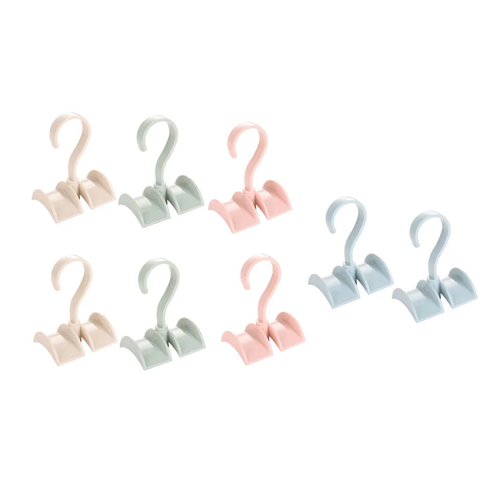 

8 Pcs Handbag Hanger Folding Shelf Brackets Wall Bag Hanger Backpack Acrylic Purse Hangers Pp Closet Handbag Organizer