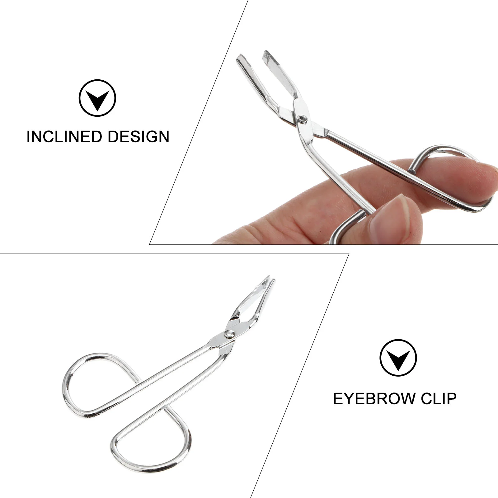 Пинцет для бровей Slant Pincet Professionel Para Выдвижной комплект Cejas Гель ногтей Триммер