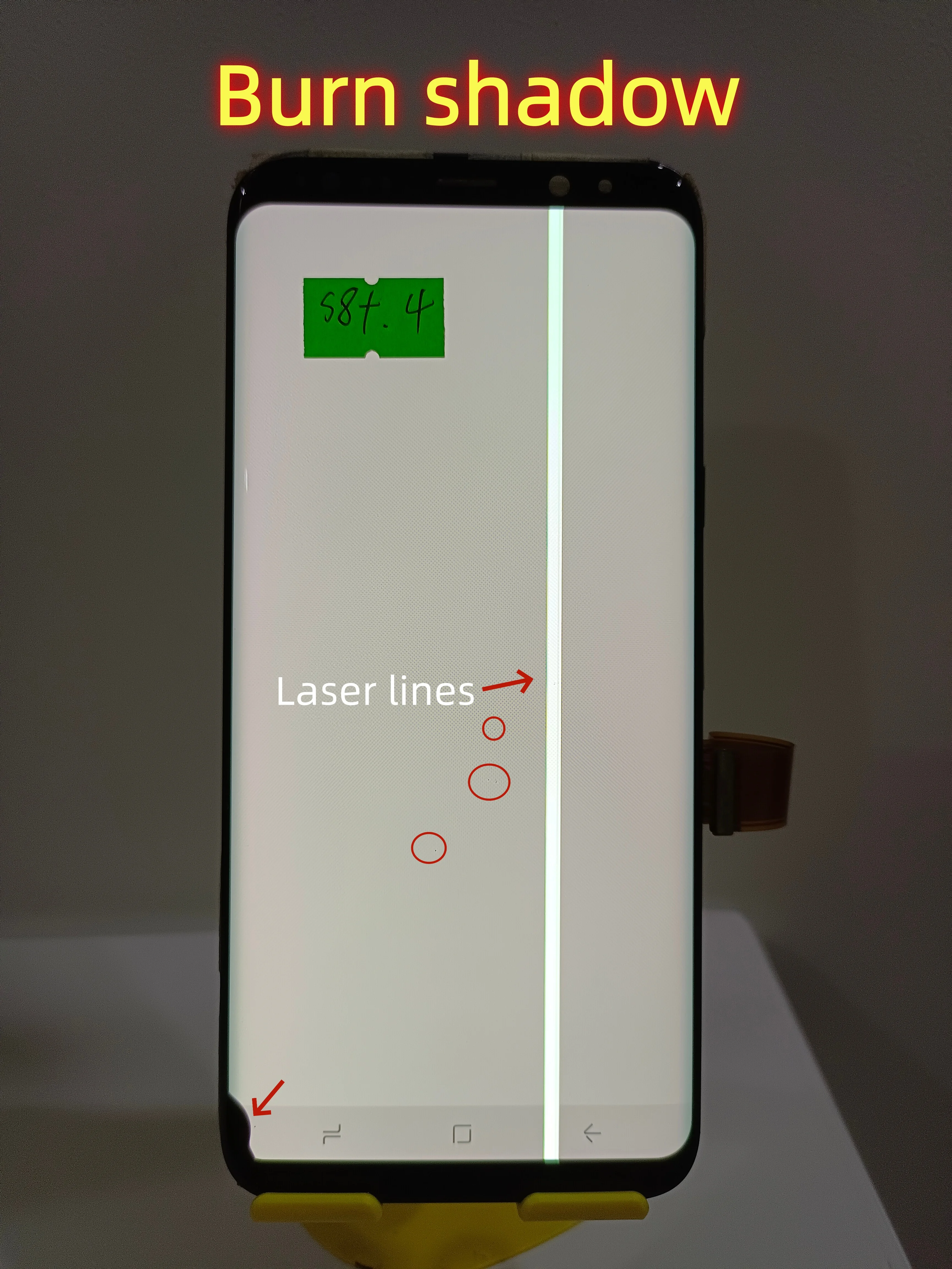 Фото AMOLED-дисплей для Samsung Galaxy S8+ S8 Plus 6.2 дюйма G955 G955F, сенсорный экран, дигитайзер, LCD-дисплей, неисправный экран №4