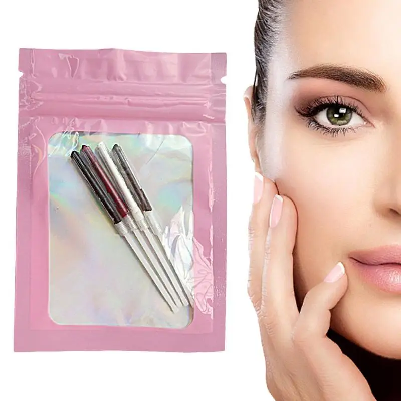 

4 In 1 Makeup Pen Highlighter Eye Liner Brow Liner And Lip Liner Waterproof And Long Lasting Multifunctional Portable Makeup For