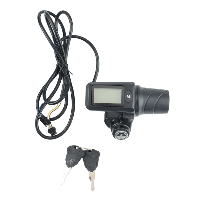 36V/48V LCD Display Screen Turn Handle Electric Bike Spare Parts Accessories