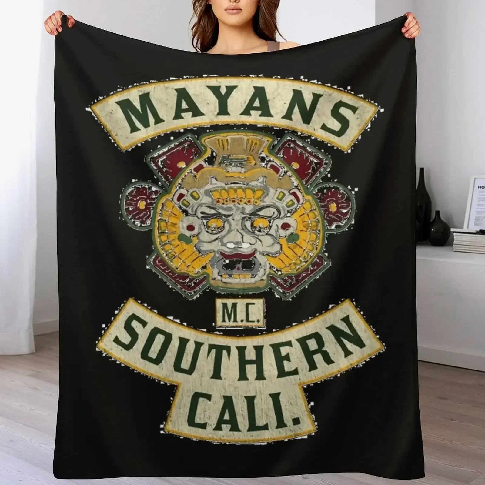 Одеяло Mayans MC декоративные мягкие одеяла для среды