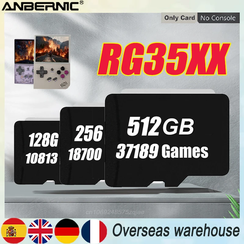 

ANBERNIC RG35XX TF Card Ps Vita Gamecube Memory Cards Sd Card Video Game Consoles Classic Mini 512G 37189 Gaems GBA MAME PSP