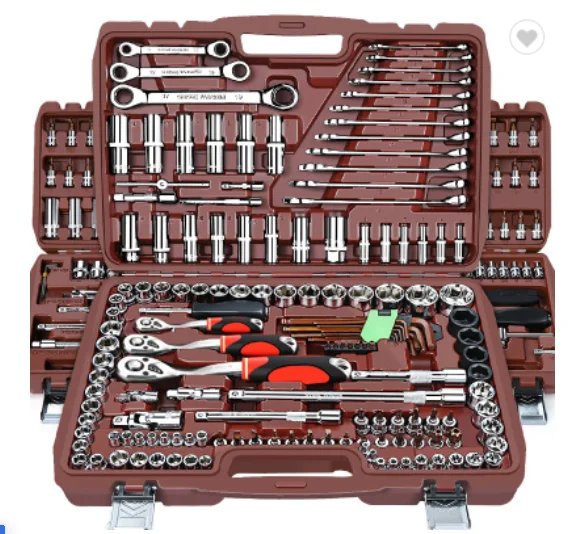 Vendita Calda Auto Metrica Presa Di Corrente Chiave Combinata Veicolo Strumenti Riparazione