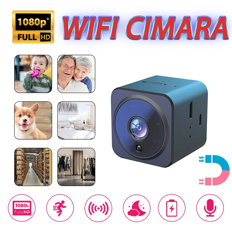 

Mini Camera WiFi Wireless Cameras Micro Webcam Hiden Portable Action Night Camcorder Invisible Spia Smart Home Video Recorder