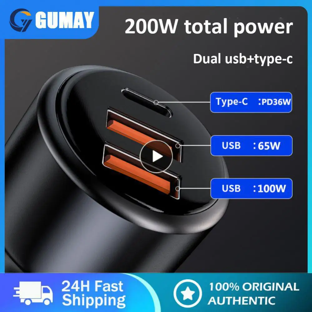 

1~5PCS Mini USB Car Charger Quick Charge USB Type C Port Fast Charging Charger For iPhone 13 Max Samsung