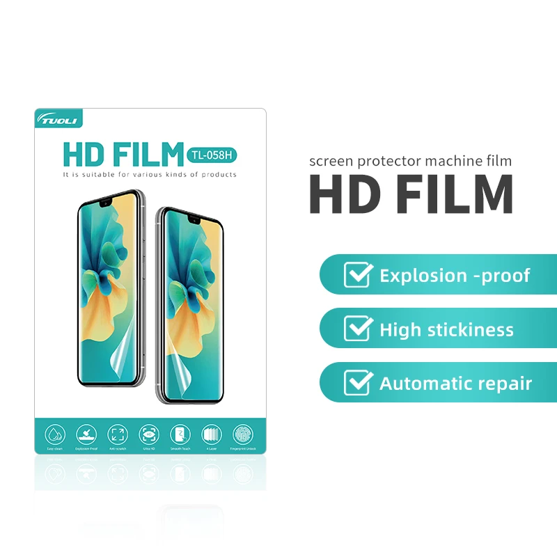 TuoLi TPU HD прозрачная мягкая гидрогелевая пленка плоттер лист защитная для экрана