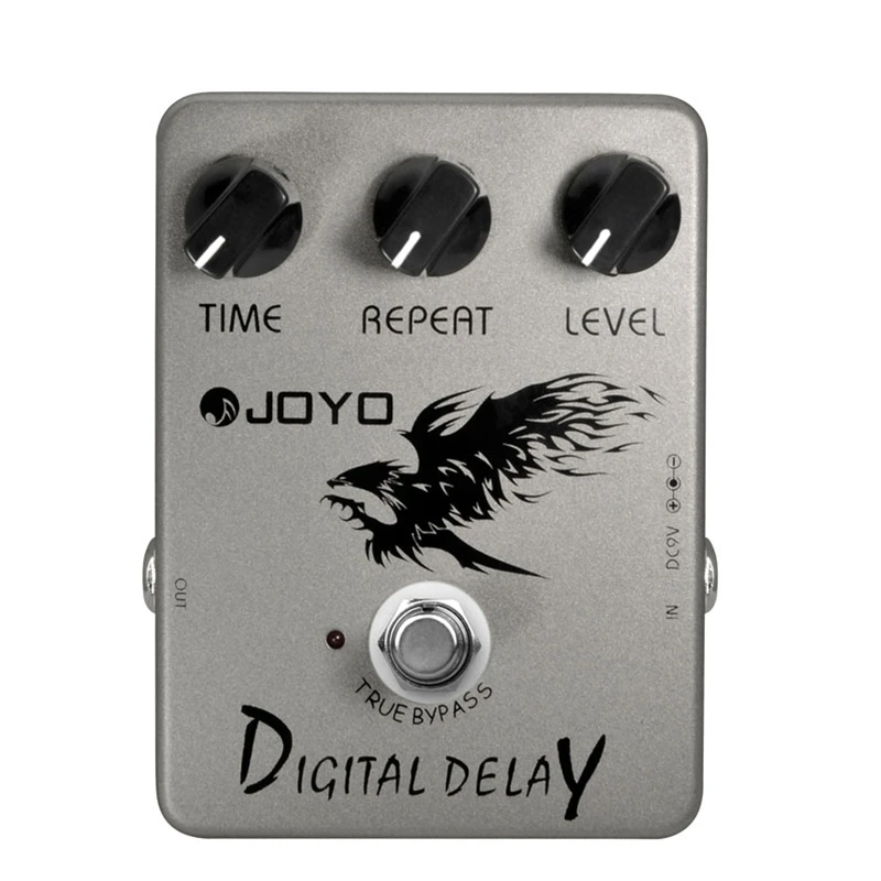 

JOYO JF-08 Digital Delay Effect Pedal for Electric Guitar Bass Analog Delay Time Range 25ms-600ms True Bypass Design