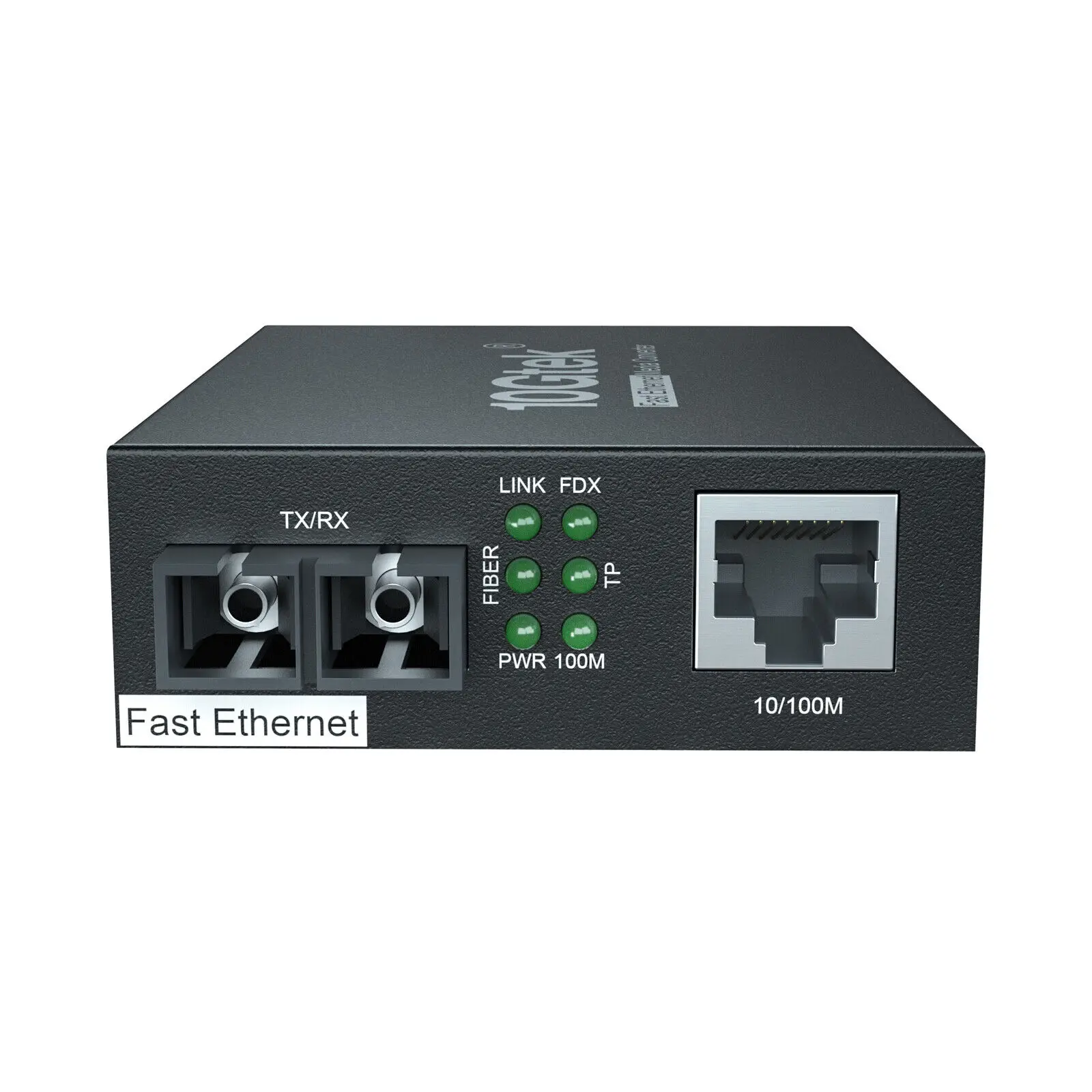 10/100M Fast Ethernet Media Converter SMF SC 10/100Base-TX to 100Base-FX up to 20KM