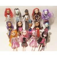 high quality fasion monster dolls dress make up dolls action figures elf high school moveable body girls toys gift