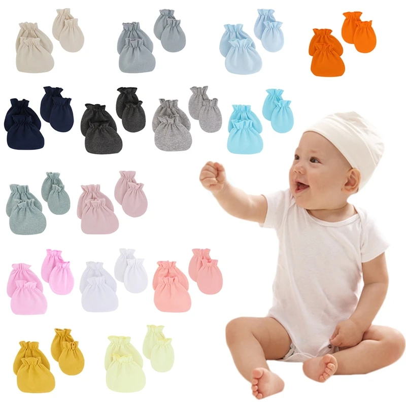 

Hands Foots Ankle Socks for 0-12 Months Baby Handguard Mitts Infants Newborn