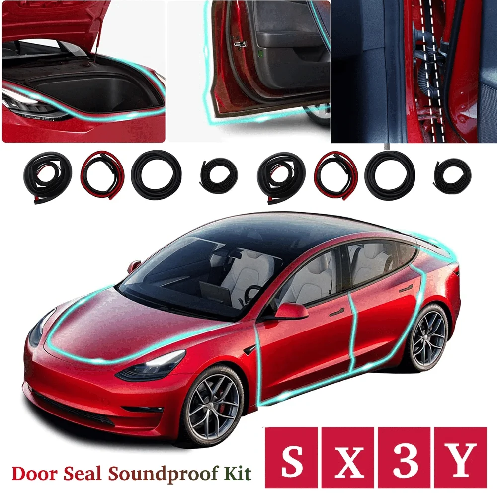 

Уплотнитель двери звукоизоляционный для Tesla Model 3 Y S X, 10 шт.