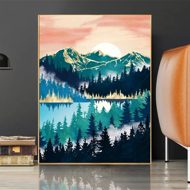 

5d Diamond Paintings Mountain Scenery DIY Cross Stitch Jewelry Embroidery Art Picture Painting Kits Home Decoration