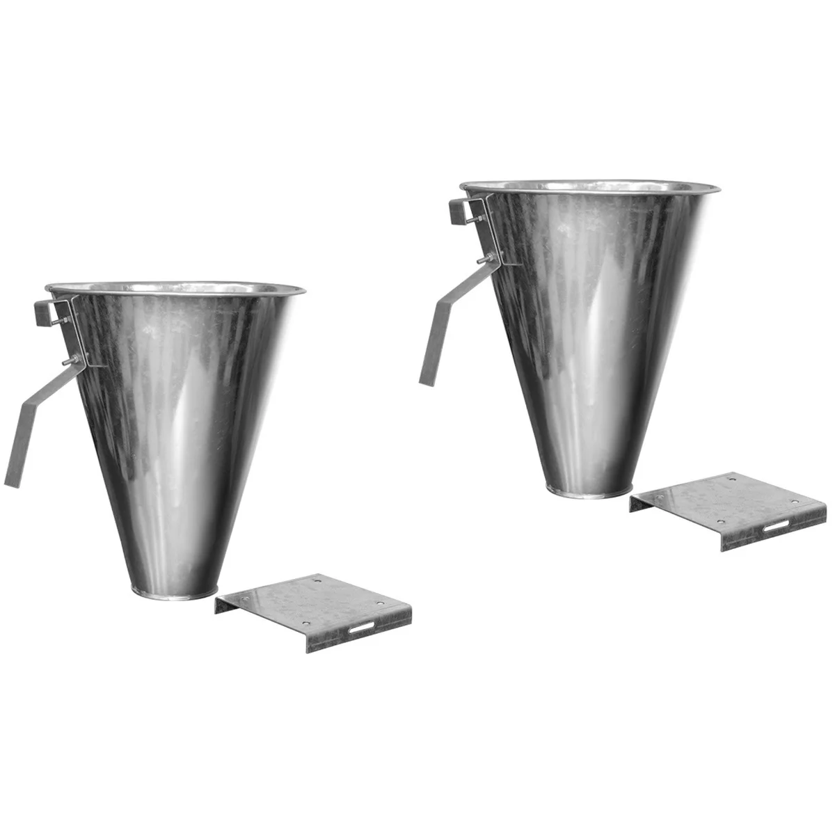 

2 pcs Chicken-killing Used Funnel Stainless Steel Cone-shaped Filter Slaughter Equipment