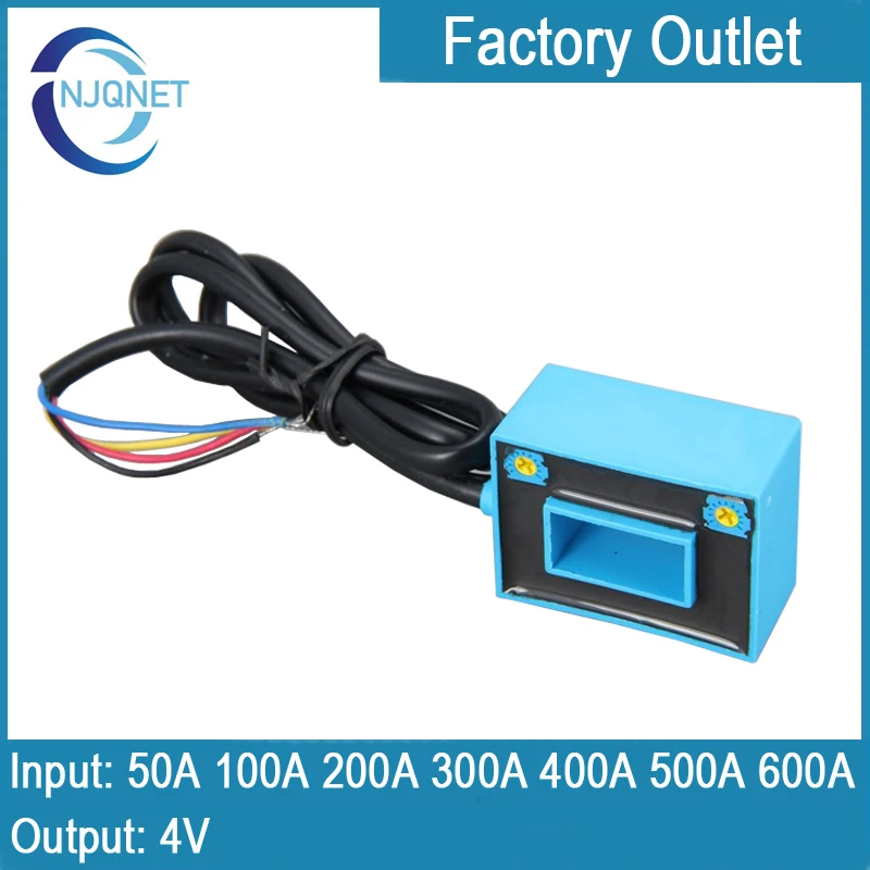 

hall effect current transducer QNHC14L Input ±50A ±100A ±150A ±200A ±300A ±400a ±500A Output ±4V hall current sensor factory
