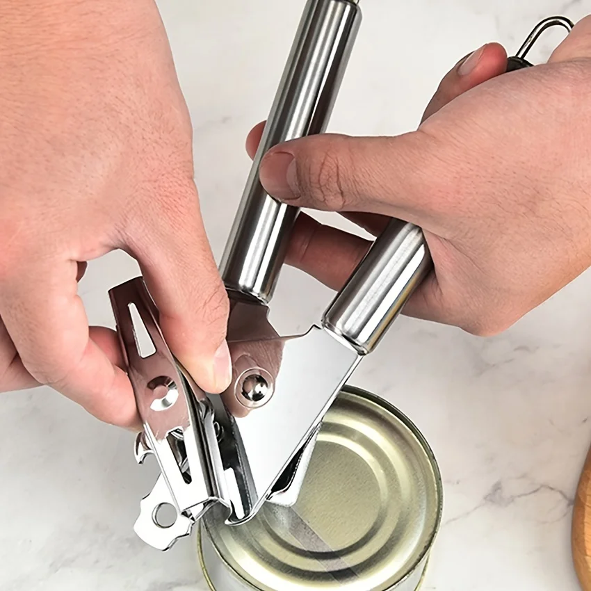 

1 шт. консервный нож из нержавеющей стали, многофункциональный консервный нож, открывалка для бутылок