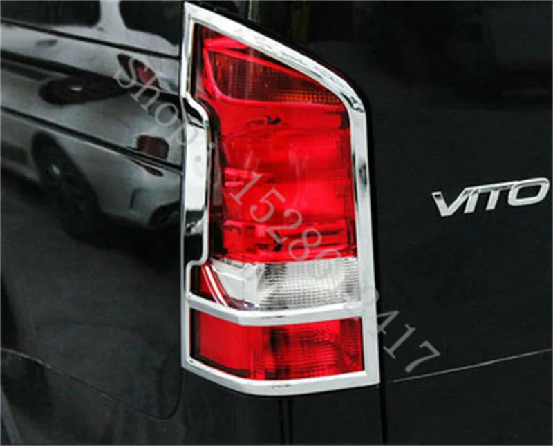 

For Mercedes-Benz V-Class V Class Vito W447 2016-2022 ABS Front Rear headlight Lamp Cover Fog light Lamp Cover Car Accessories