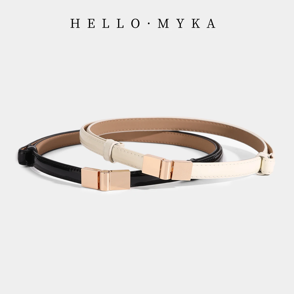 Belt women's decoration summer new with dress thin waist fashion accessories buckle belt women's leather