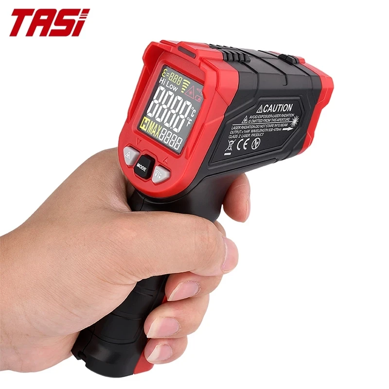 

TASI 601 Digital Pyrometer Thermometers Non Contact Laser Thermometer Temperature Gun infrared thermometer termometro infrarojo