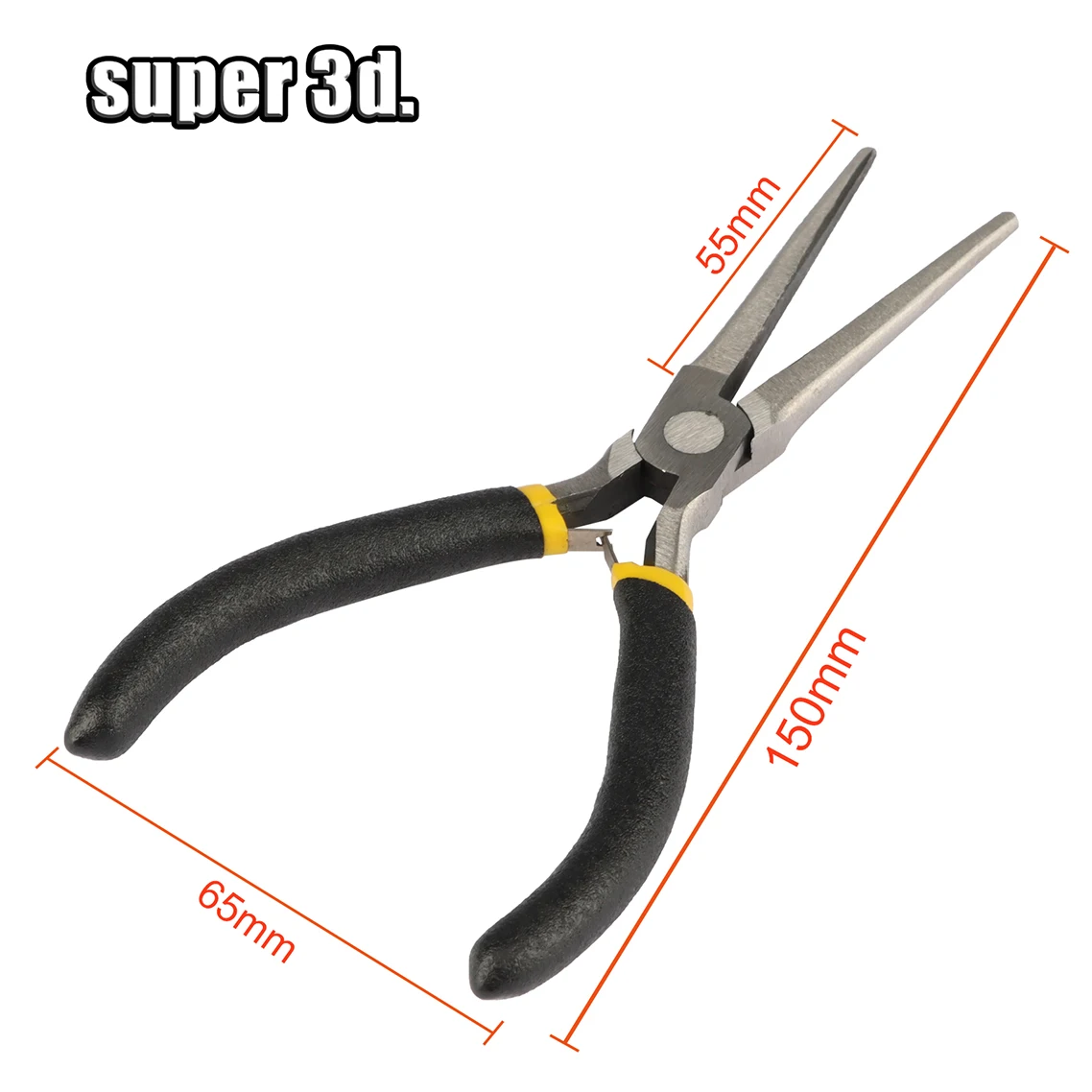 Mini Needle Nose Pliers Carbon Steel Multi-function for 3D Printer Tools DIY Handmade Model Jewelry Long Pointed Gadgets |