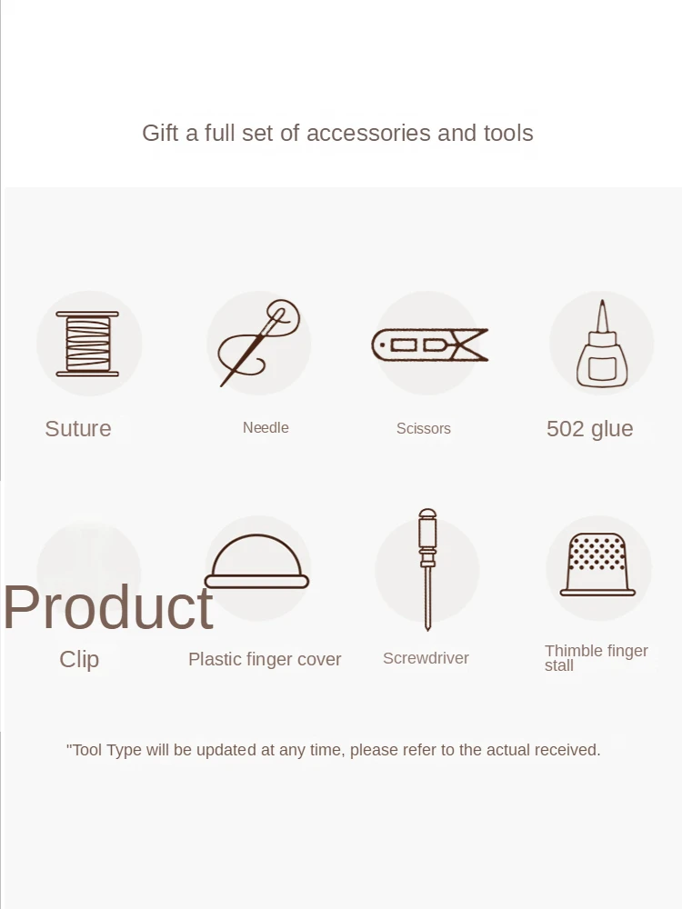 Handmade DIY Garden Wrap Head Layer Cowhide Handmade DIY Material Bag Hand made Gift Fashion Women's Bag