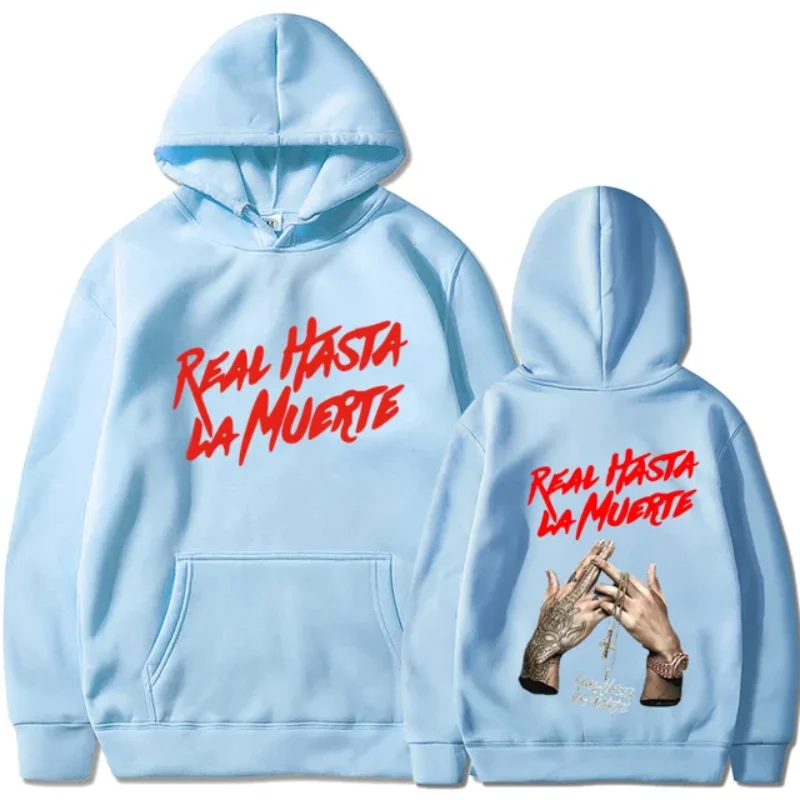 

Anuel AA Printed Hoodies Sweatshirt Coat Real Hasta La Muerte casual Tracksuit Costume Men Women Clothing Anime Pullover Hoodie