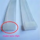 100 шт., силиконовый клип, колпачки для светодиодных лент SMD 5050, 3528, 3014, ws2801, ws2811, ws2812b, водонепроницаемые, без 2 -- 4 отверстий