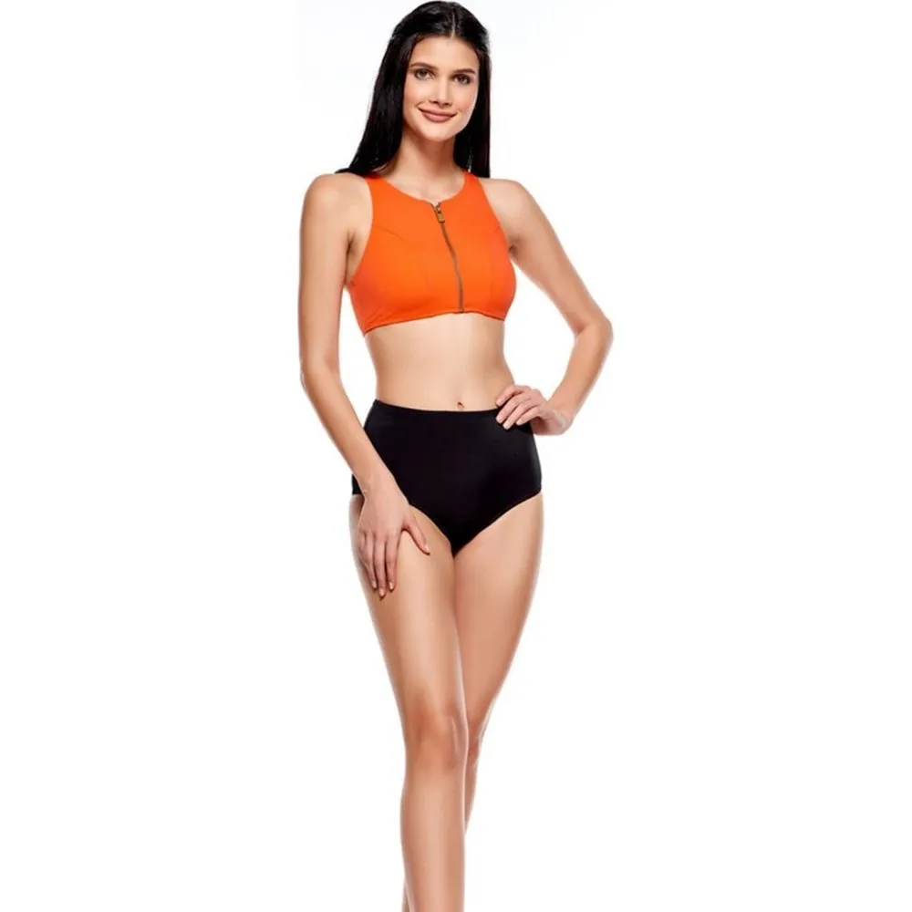 

Оранжевые бикини на молнии Dorlie B1007