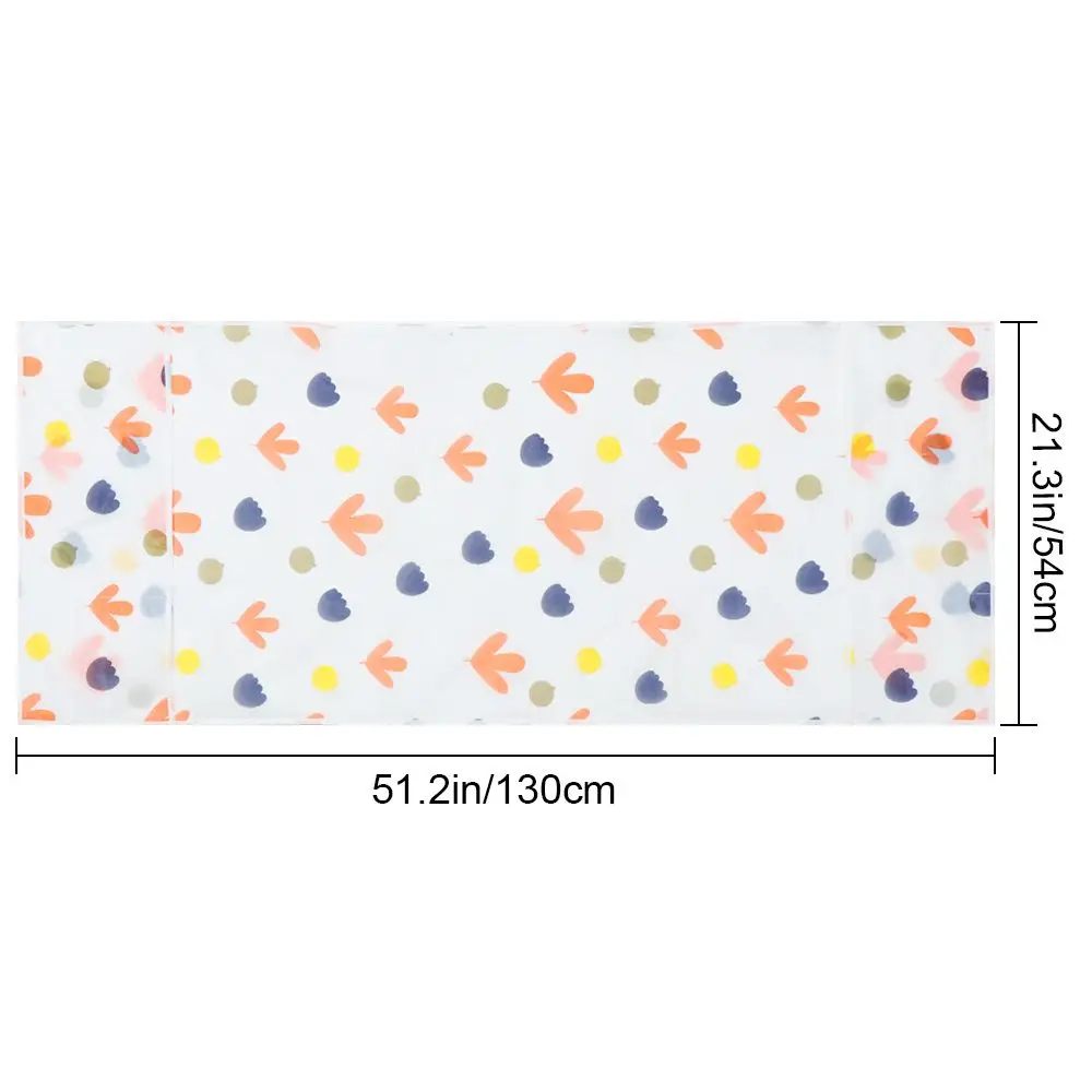 Цветочный узор подвесная сумка Peva чехол для духовки Водонепроницаемая скатерть