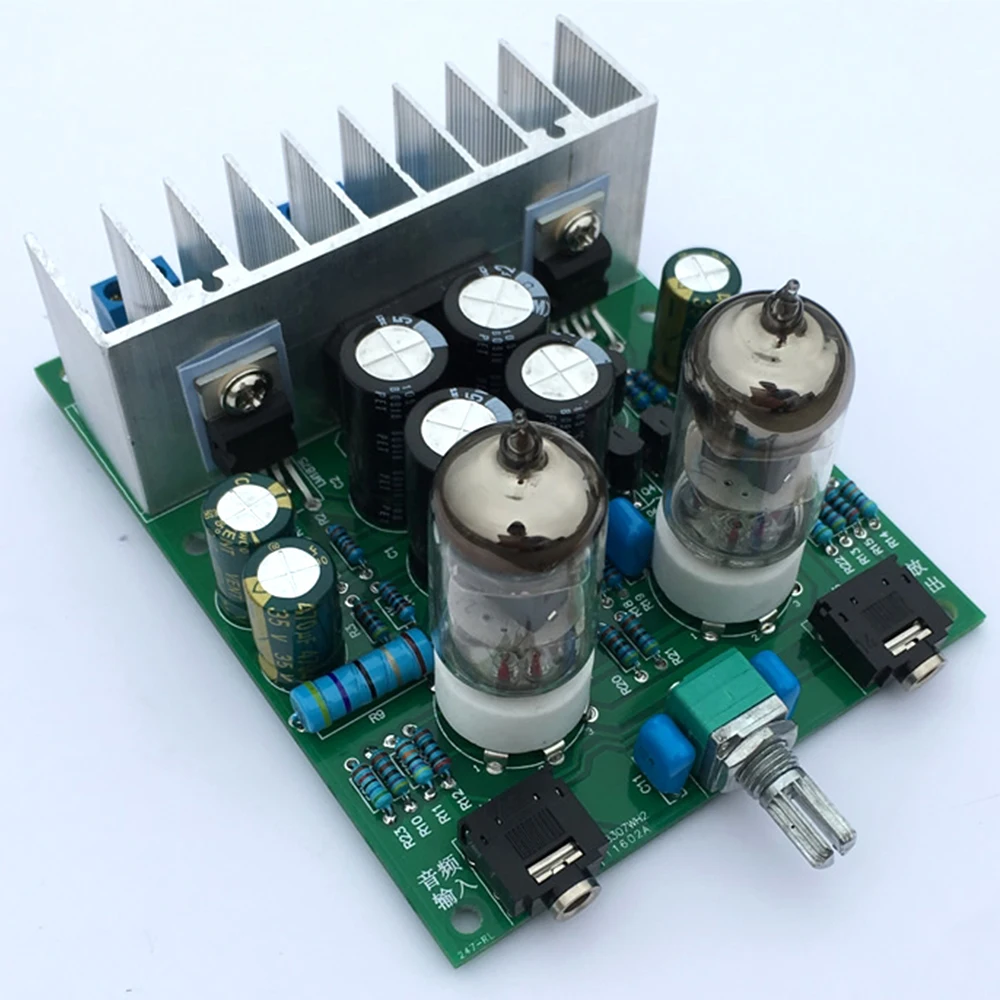 

Комплект платы усилителя мощности LM1875T Hifi 6j1 с клапаном, комплект для наушников и Amp 20 Вт, электронный паяльник, Тренировочный Набор