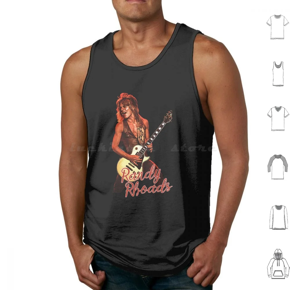 

Randy Rhoads Heavy Metal Tank Tops Vest Sleeveless Randy Rhoads Guitar Ozzy Rhoads Randy Trending Heavy Metal Metal Quiet Riot