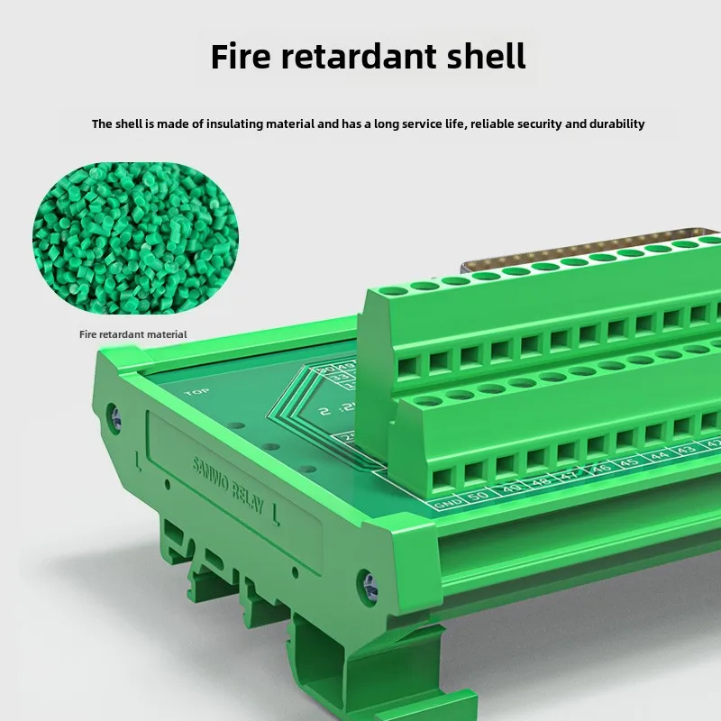 Релейный клеммный блок последовательного порта