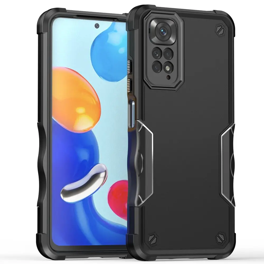 

For Xiaomi Redmi 10C 9A 9C Case Silicone Soft Inner Hard Plastic Shell Case For Redmi 9A 9C 10C Note 11 Pro 11Pro 10S 11S Cover