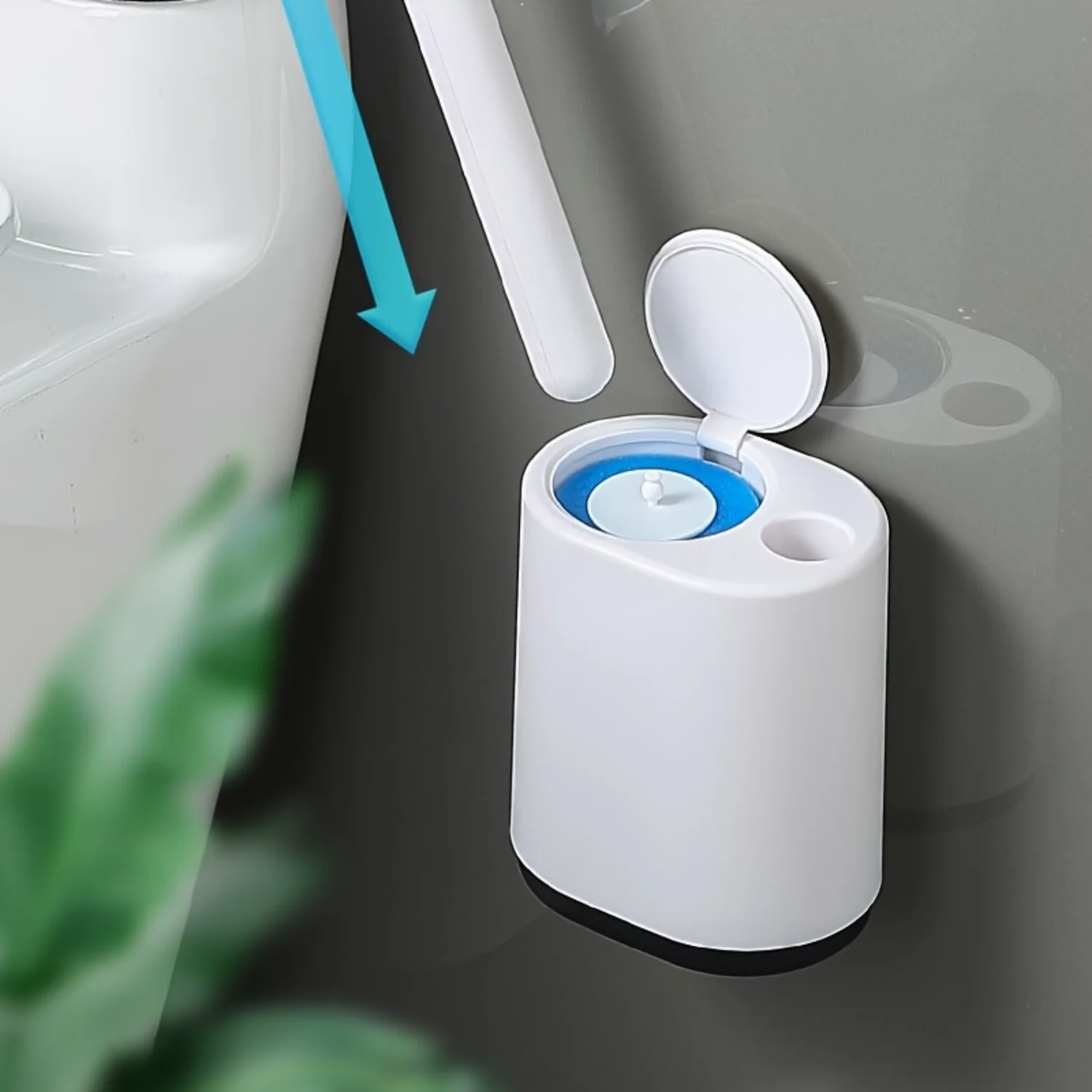 Одноразовая щетка для унитаза с 8 наборами одноразовых насадок/только 32 насадки