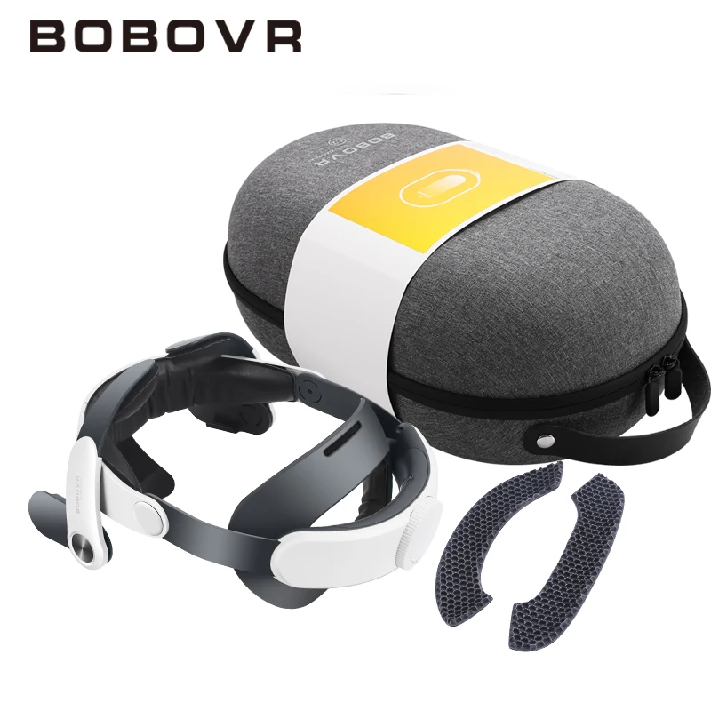 BOBOVR M2 головной ремень C2 чехол для Oculus Quest 2 EVA сумка хранения Противоударная