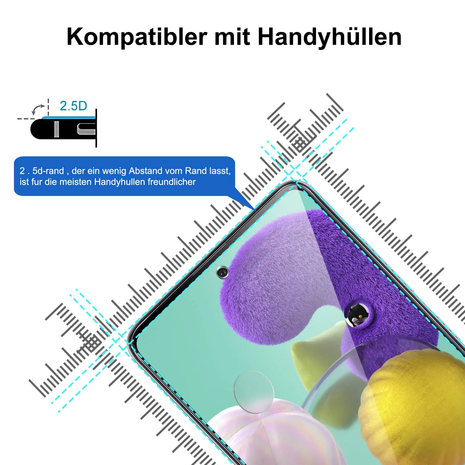 Защита экрана из закаленного стекла для Samsung Galaxy A51 5G 6 5 дюйма прозрачная слюда 9H HD