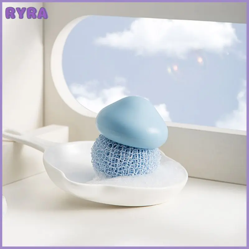 

Kitchen Cleaning Brush Detachable Nylon Wire Ball Dish Washing Decontamination Pot Brush Cleaning Ball Kitchen Cleaning Tools