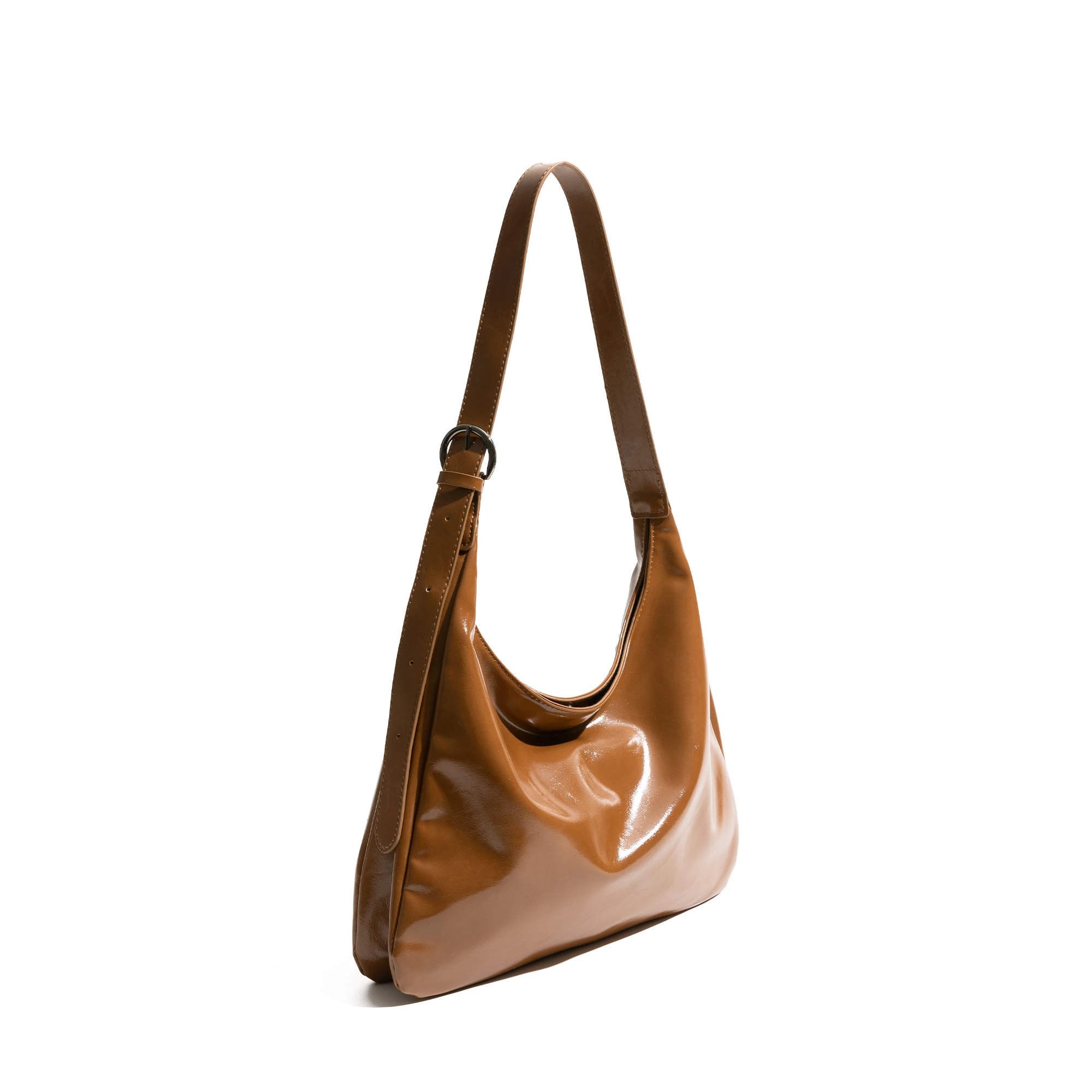 Женская сумка-шоппер KOKOPEAS из искусственной кожи на плечо однотонная модная