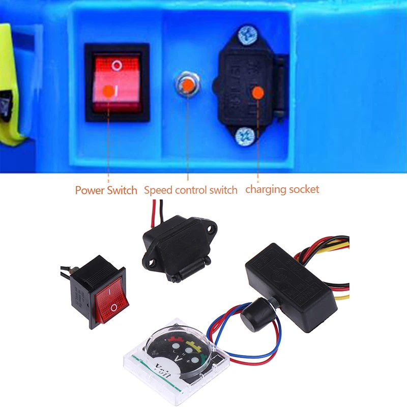 

Electric Sprayer Speed Controller 12V Adjustment Switch Position Adjuster Agricultural Insecticide Sprayer Charging Accessories