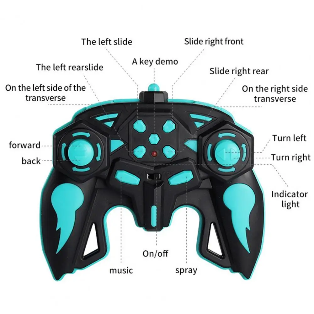 

Plastic Attractive Cool Smoke Function Spray Car Toy Electric Spray RC Car Collision-resistant for Birthday
