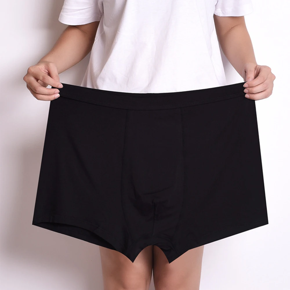 

Modal Underwear Mens Boxer Briefs Breathable Underpants Plus Size Boxer Shorts Soft Bulge Pouch Panties For Youth Men